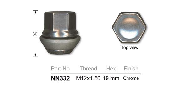 Wheel Nuts Pkt 100 NN332-100 - Nice Products | Universal Auto Spares