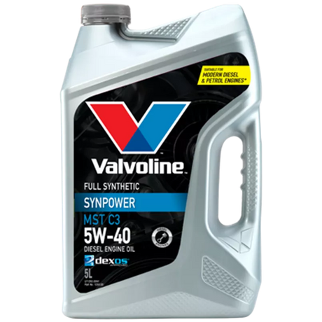 SynPower MST C3 5W-40 Full Synthetic Engine Oil 5L - Valvoline | Universal Auto Spares
