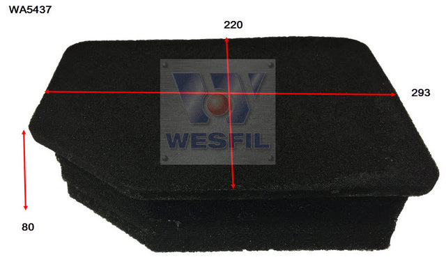 Air Filter Fits Mahindra WA5437 - Wesfil