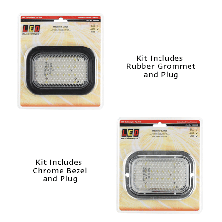 130 Series Blister With Grommet 12-24V - LED AutoLamps Reverse
