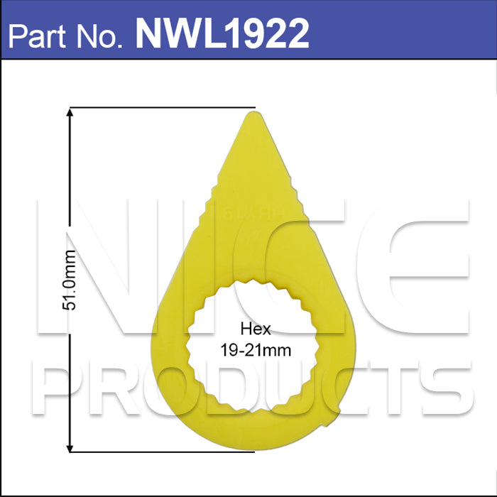 Yellow Wheel Nut Indicator 19,21,22mm NWL1922 - Nice Products | Universal Auto Spares