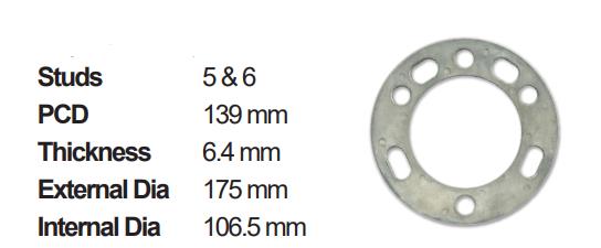 Wheel Spacer 50pcs Slip On WS656-50 - Nice Products | Universal Auto Spares