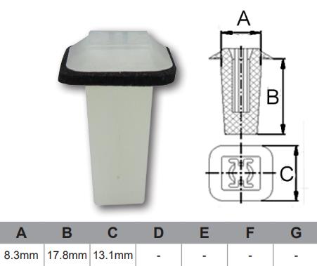 FASTENERS Bag 1000 AF381-1000 - Nice Products | Universal Auto Spares