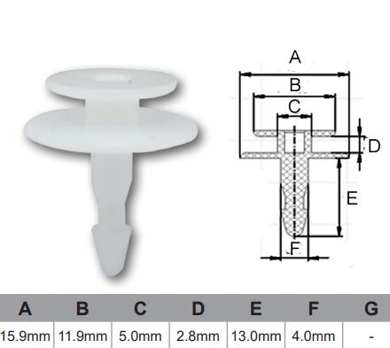 FASTENERS BAG 100 AF450-100 - Nice Products | Universal Auto Spares