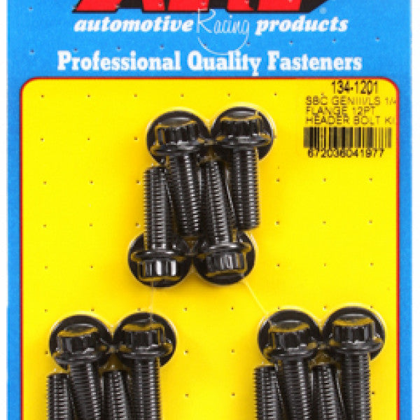 Header Bolt Kit HEADER BOLT KIT M8 1/4" FLANGE 134-1201 - ARP