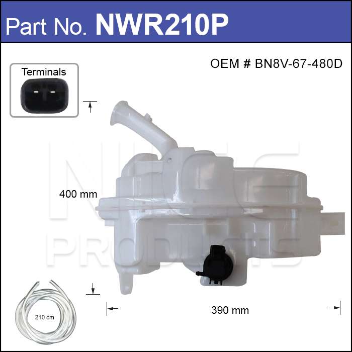 WINDSHIELD WASHER NWR210P - Nice Products | Universal Auto Spares