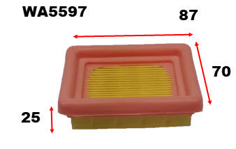 Air Filter Fits Ford WA5597 - Wesfil