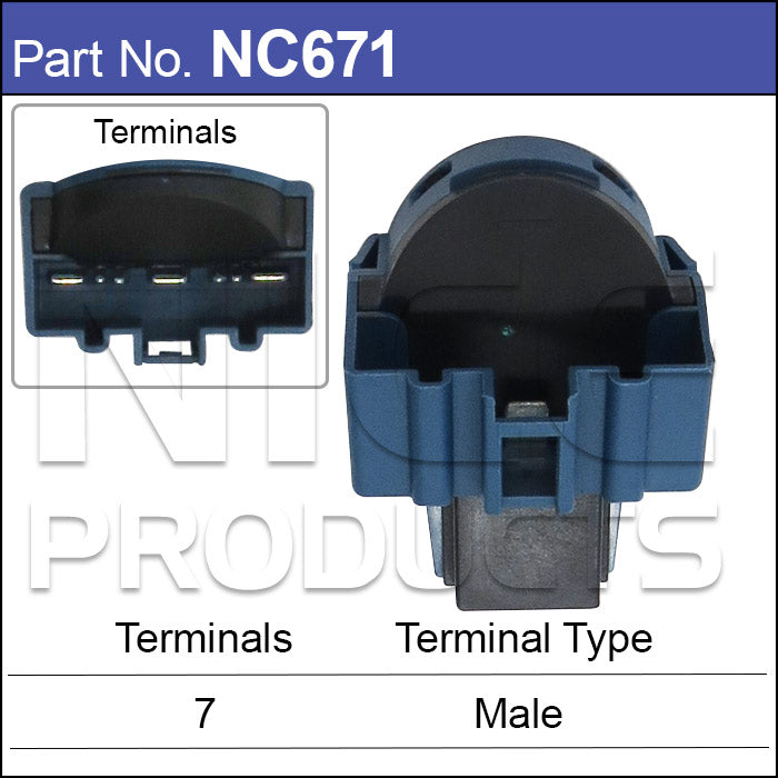 Ignition Switch NC671 - Nice Products | Universal Auto Spares