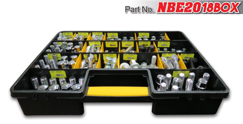 Euro Wheel Bolt Merchandiser NBE2018BOX - Nice Products | Universal Auto Spares