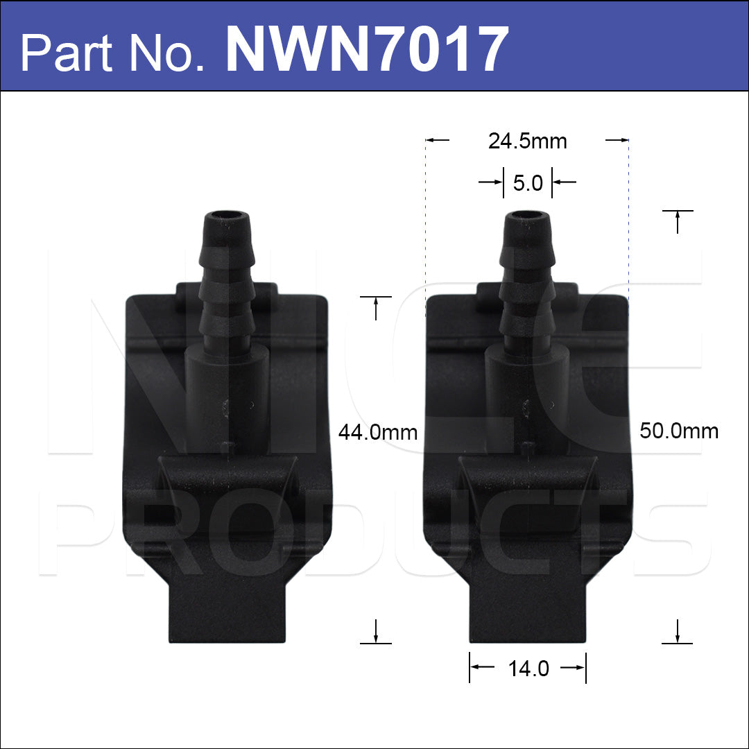 Windscreen Washer Nozzle Pair Fits Holden NWN7017 - Nice Products | Universal Auto Spares