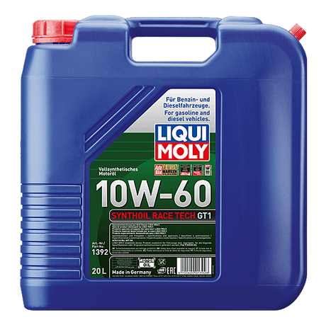 Synthoil Race Tech GT1 10W-60 Full Synthetic - LIQUI MOLY | Universal Auto Spares