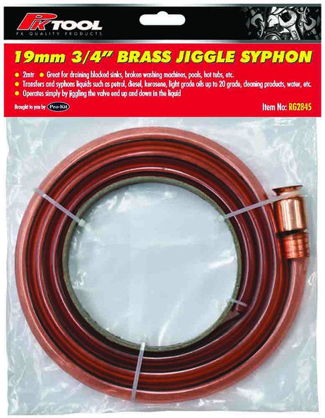 13mm (1/2”) or 19mm (3/4”) Brass Jiggle Syphon Foodstuff Safe - PKTool | Universal Auto Spares