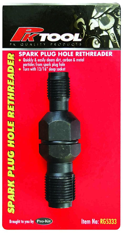14 & 18mm Spark Plug Re-Threader Tool - PKTool | Universal Auto Spares