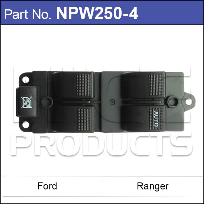 Power Window Switch NPW250-4 - Nice Products | Universal Auto Spares