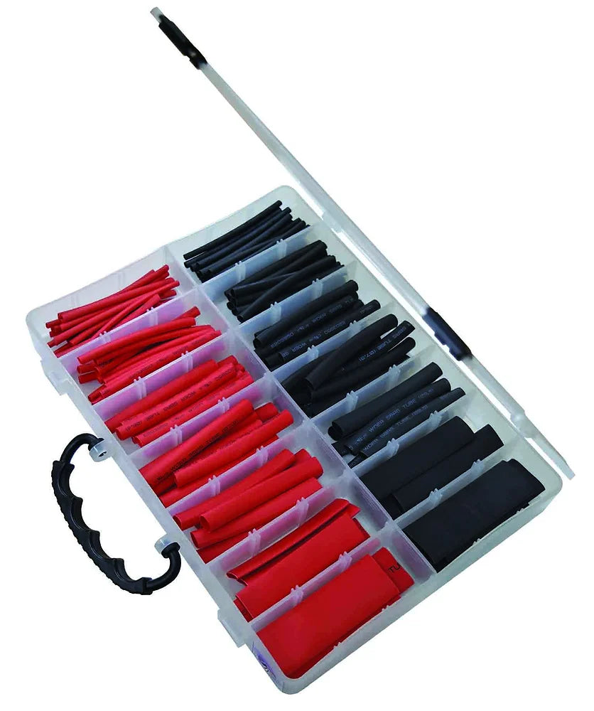 144 Piece Duel Wall Adhesive Heat Shrink Tube Assortment Kit - PKTool