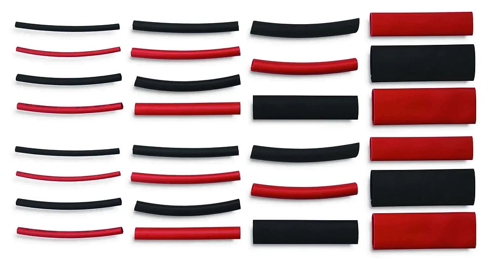 144 Piece Duel Wall Adhesive Heat Shrink Tube Assortment Kit - PKTool
