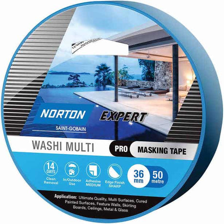 Expert 14 Day Masking Tape 36mm x 50m - NORTON
