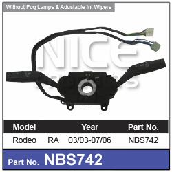 Combination Switch NBS745 - Nice Products | Universal Auto Spares