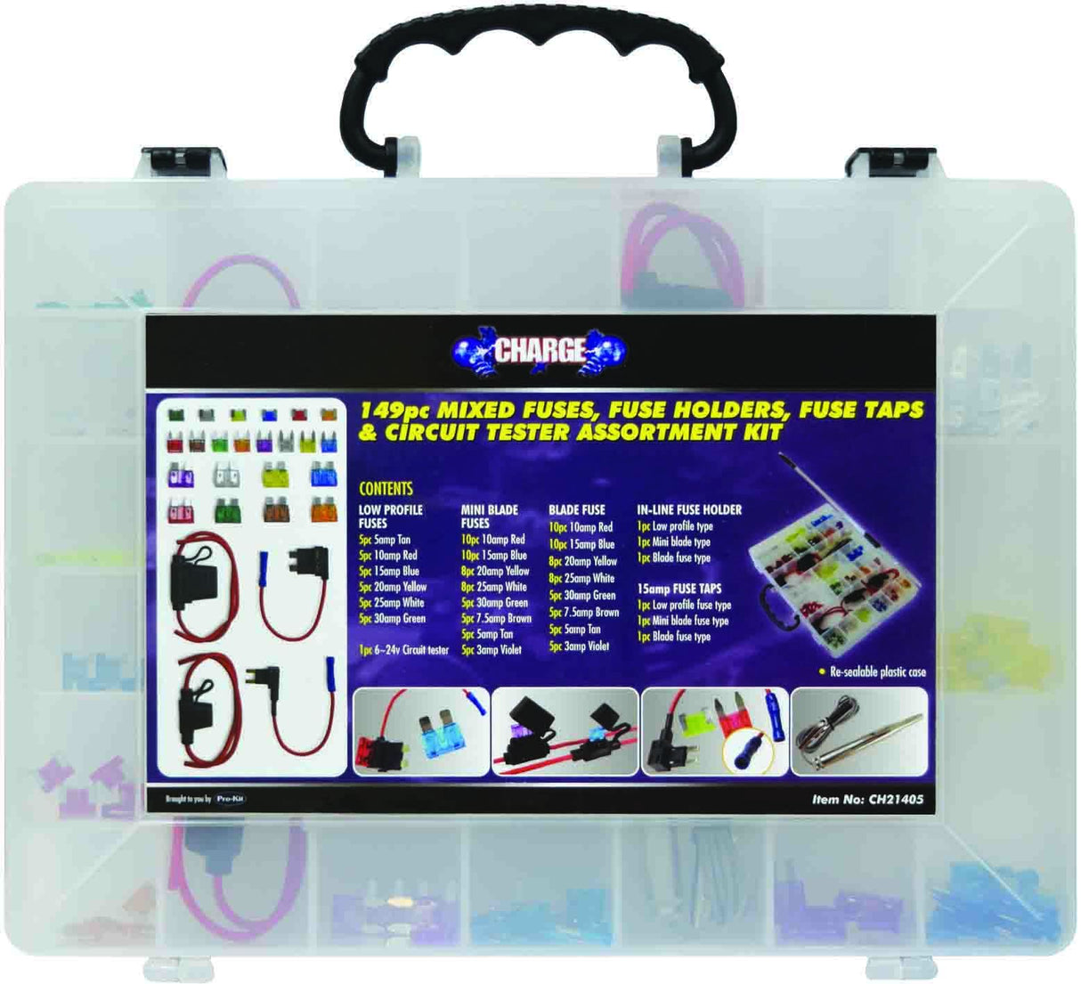149 Piece Mixed Blade, Mini Blade & Low Profile Fuse Kit - PKTool