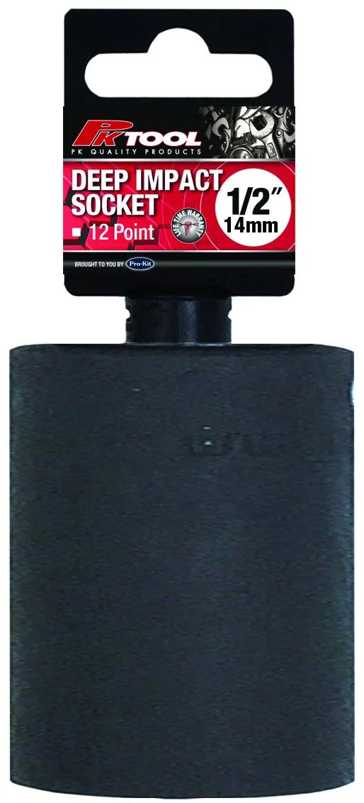 14mm 12PT Metric 1/2” DR Deep Socket - PKTool