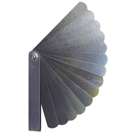 15 Blade Feeler Gauge With 75mm (3”) Ruler - PKTool