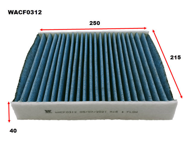 Cabin Filter Fits Maserati WACF0312 - Wesfil