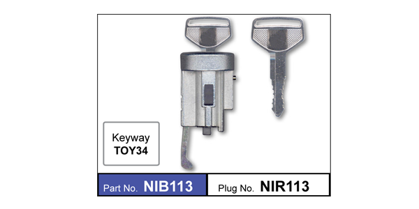 Ignition Barrel NIB113 - Nice Products | Universal Auto Spares