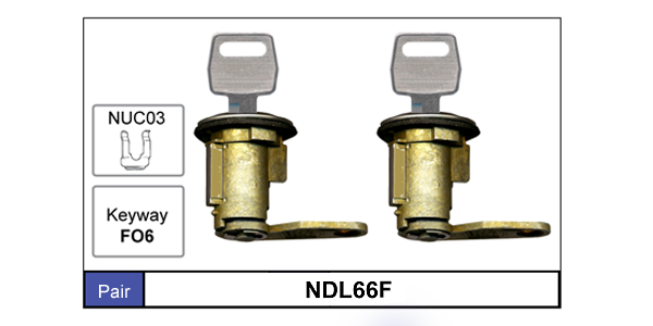 Door Locks Pair NDL66F - Nice Products | Universal Auto Spares