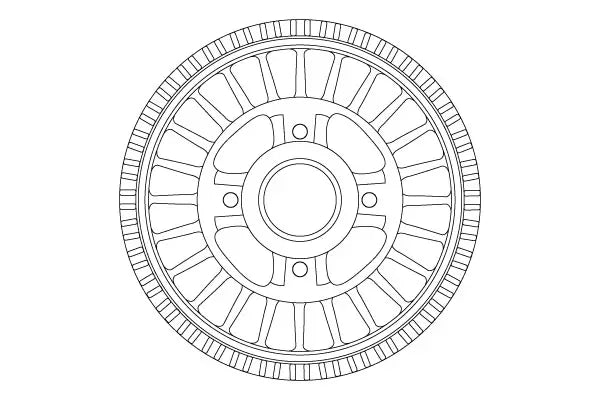 Brake Drum DB4551 - TRW