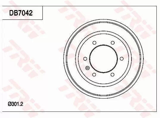 Brake Drum DB7042 - TRW