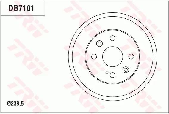 Brake Drum DB7101 - TRW