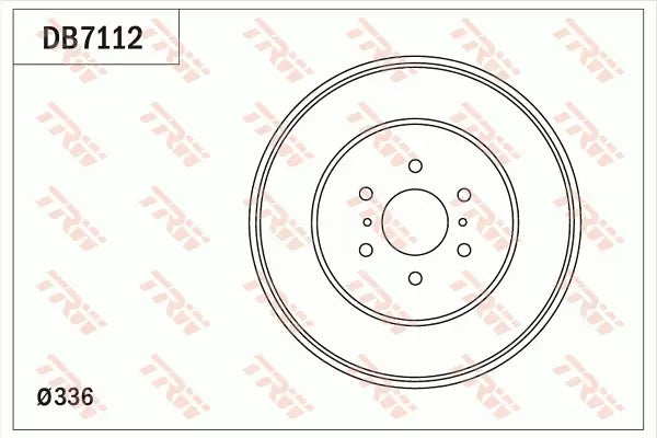 Brake Drum DB7112 - TRW
