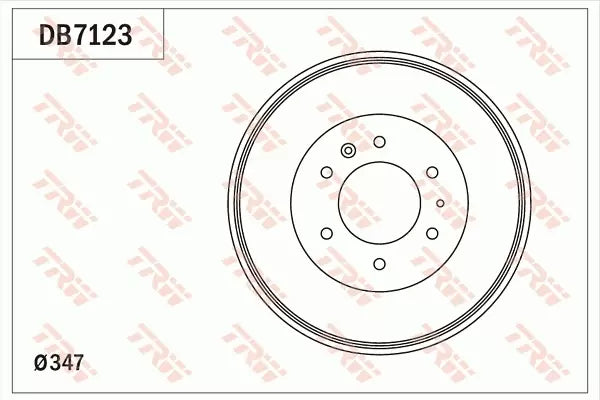 Brake Drum DB7123 - TRW