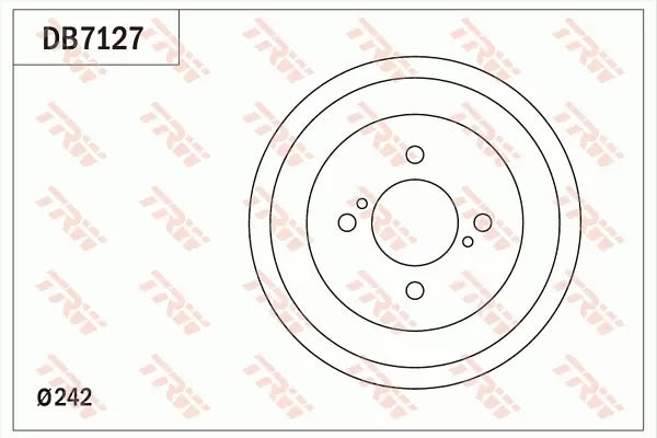 Brake Drum DB7127 - TRW