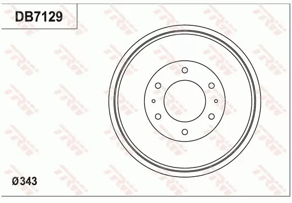 Brake Drum DB7129 - TRW