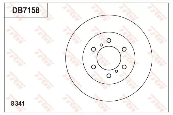 Brake Drum DB7158 - TRW