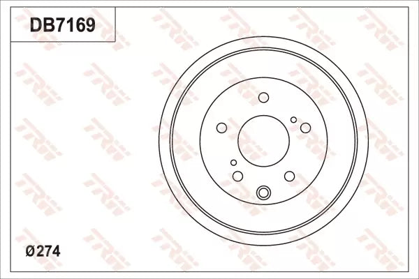 Brake Drum DB7169 - TRW