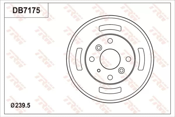 Brake Drum DB7175 - TRW