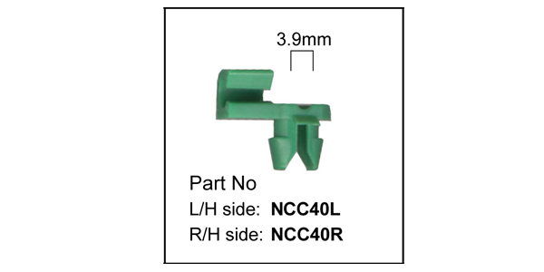 Cam Clip (10) NCC40L - Nice Products | Universal Auto Spares