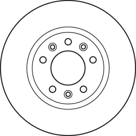 Brake Disc DF4848S - TRW