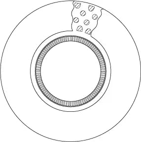 Brake Disc DF5094S - TRW