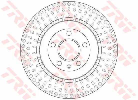 Brake Disc DF6175S - TRW