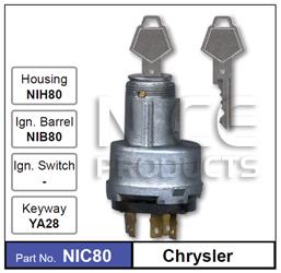 Lock & Switch NIC80 - Nice Products | Universal Auto Spares