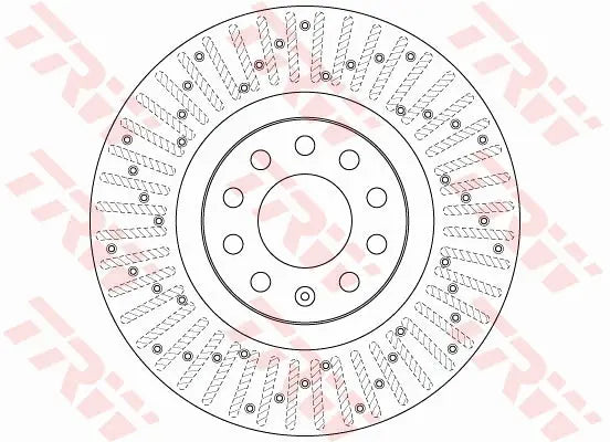 Brake Disc DF6189S - TRW
