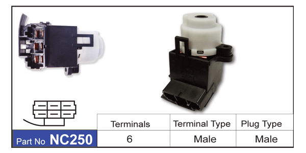 Ignition Switch NC250 - Nice Products | Universal Auto Spares