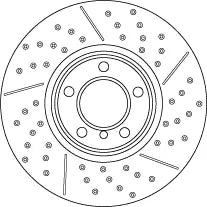 Brake Disc DF6604S - TRW