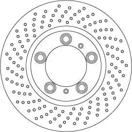 Brake Disc DF6778S - TRW