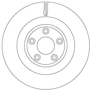 Brake Disc DF6816S - TRW