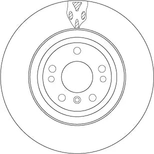 Brake Disc DF6833S - TRW