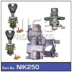 Lock set (WE HAVE NO IGNITION BARREL) NIK250 - Nice Products | Universal Auto Spares